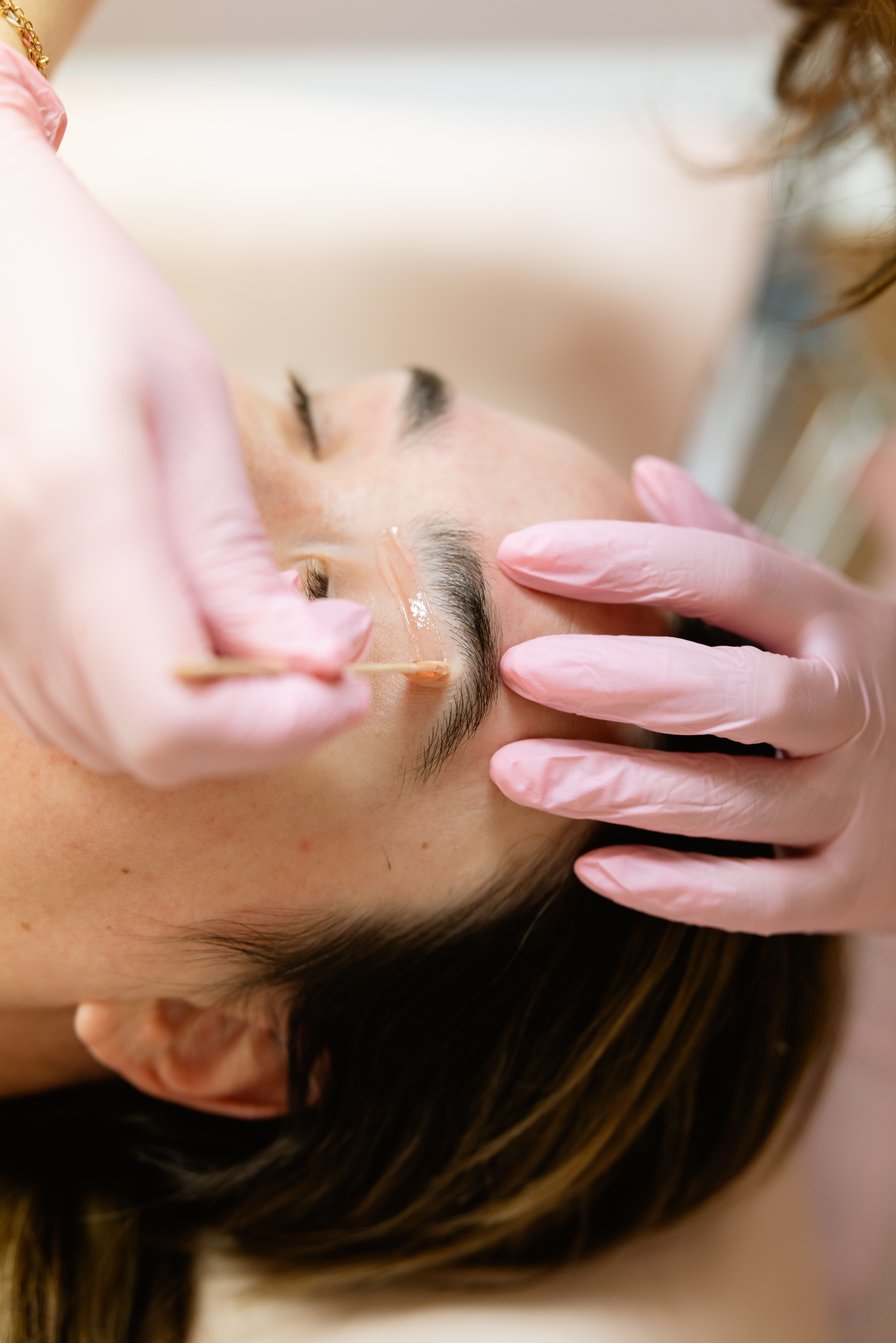 Waxing service room at Just Posh Esthetics