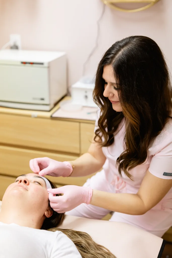 Just Posh Esthetics waxing treatment room